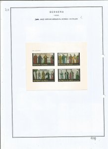 BERNERA -1982 - Mediaeval Scenes in Italian - Mint Light Hinged - Private Issue