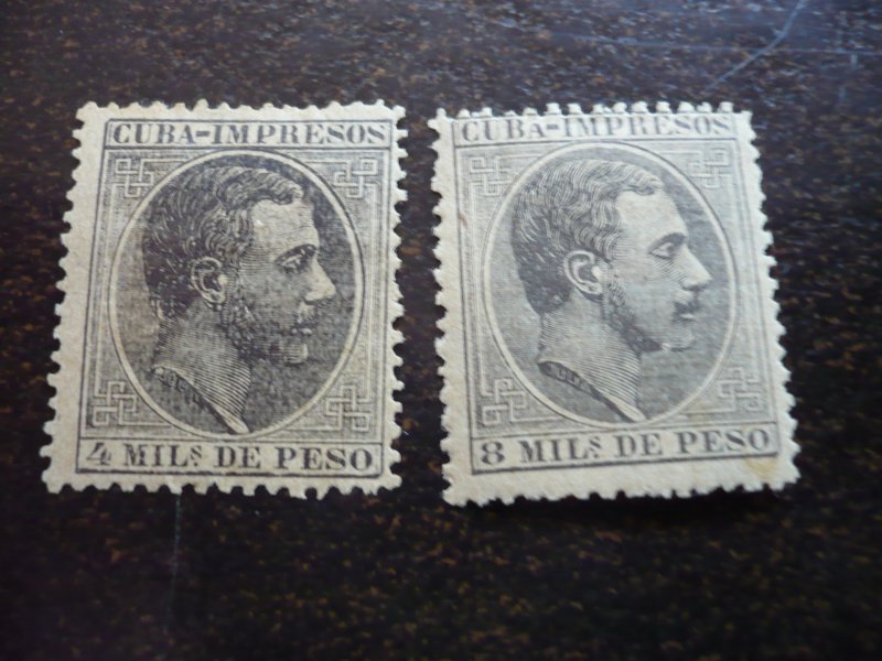 Stamps - Cuba - Scott# P1-P6 - Mint Hinged Set of 6 Newspaper Stamps