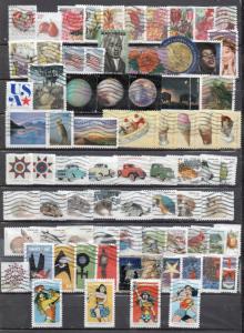 Forever  USA 76 Different  Used 2016 stamps