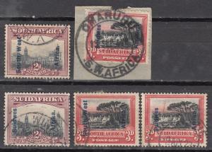 SWA - 1927  small stamp lot (9545)