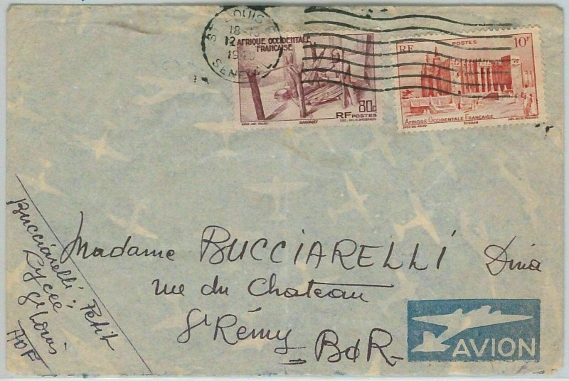 45176 - SENEGAL - POSTAL HISTORY - AIRMAIL COVER to FRANCE 1940