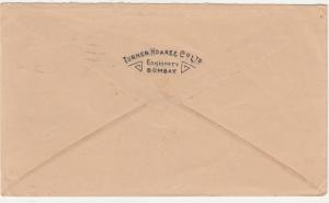 INDIA 1945 KGVI TAXED CENSOR? COVER TO USA