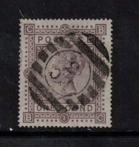 Great Britain #75 Extra Fine Used Rare Stamp With Watermark Maltese Cross