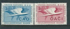 UN#31-32 1955  Set Complete (MNH) CV$1.85