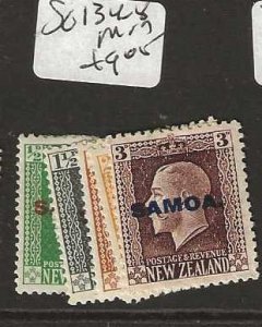 SAMOA  SG134-138     KGV  1/2D-3D    OVPT ON NZ     MOG       P0816A H