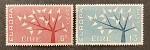 Ireland 1962 #184-5, Europa, MNH.