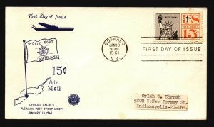 US SC# C63 FDC / American Legion Cachet  - L2385