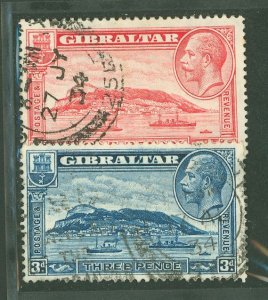 Gibraltar #96a/99a Used