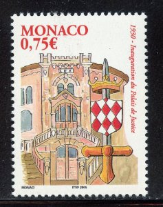 Monaco 2355 MNH, Palace of Justice 75th. Anniv. Issue from 2004.