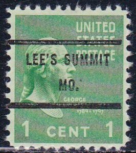 Precancel - Lee's Summit, MO PSS 804-71 - Bureau Issue