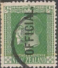 New Zealand, #O41 Used From 1915-19,   CV-$0.25