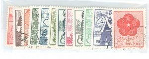 China (PRC) #426-437 Used Single (Complete Set)