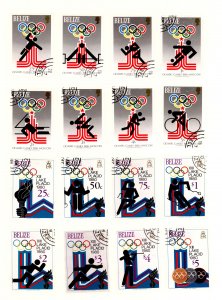 Belize #451/468  Single (Complete Set)