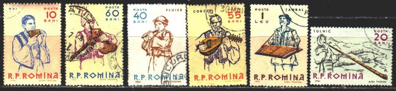 Romania. 1961. 1997-2002. Musical folk instruments. USED.