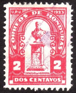 1924, Honduras 2c, Used, Sc 212