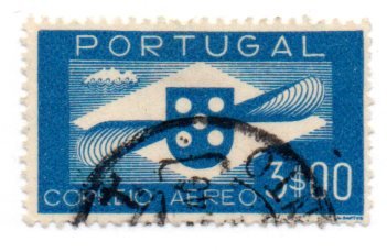 PORTUGAL C4 USED SHORT PERFS SCV $12.00 BIN $3.00 AIRPLANE