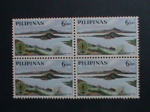 ​PHILIPPINES-1962-SC#868-9-WHO DRIVE TO ERADECATE MARALIA-MNH BLOCKS- VF