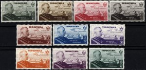 Tripolitania #CB1-CB10 King Victor Emmanuel III Rome Mogadishu Airmail 1934 MLH