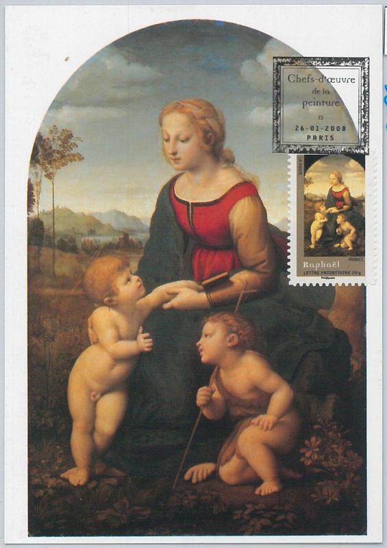 54226  - FRANCE -  POSTAL HISTORY: MAXIMUM CARD - 2008 RELIGION Art