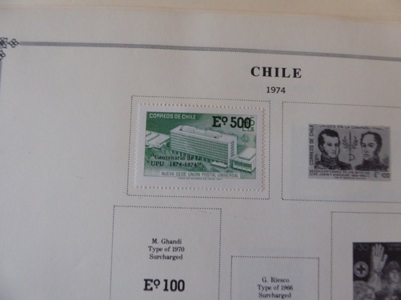 Chile 1949-1980 Mint/Used Stamp Collection on Album Pages