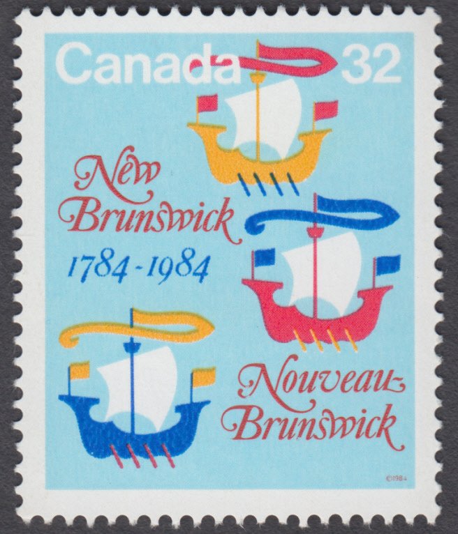 Canada - #1014 New Brunswick Bicentennial - MNH