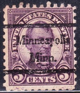 Precancel - Minneapolis, MN PSS 584-44 - Better Bureau Issue