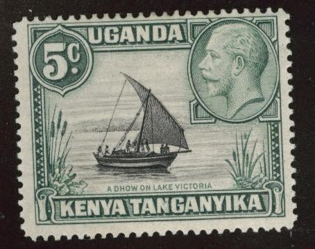 Kenya Uganda and Tanganyika KUT Scott 47 MH* type 1 5c CV$2.75