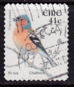 Ireland 1433 Used - Birds Definitive Series Chaffinch (2002)
