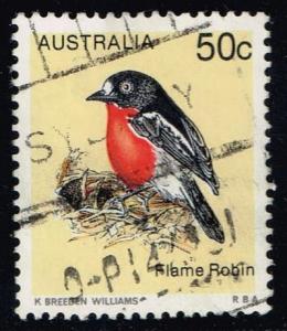 Australia #718 Flame Robin; used (0.45)