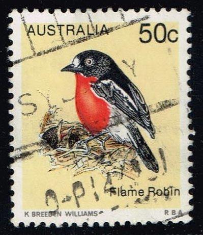 Australia #718 Flame Robin; used (0.45)