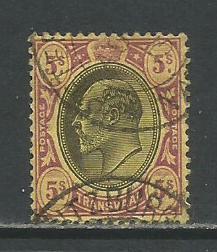 Transvaal   #278  used  (1904)  c.v. $1.75