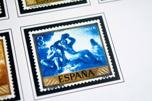 COLOR PRINTED SPAIN 1944-1975 STAMP ALBUM PAGES (100 illustrated pages)