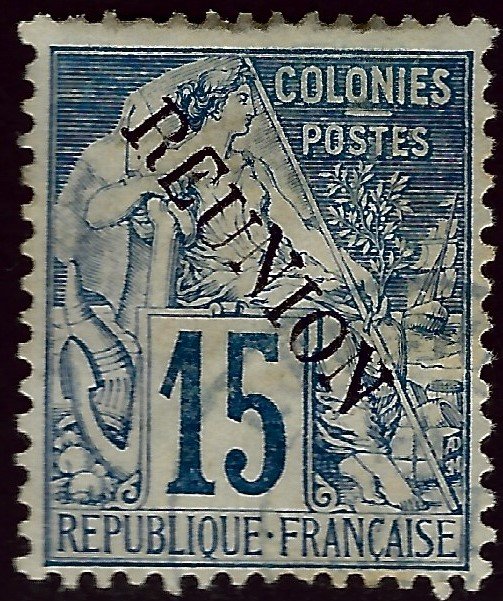 Reunion Sc #22 Used F-VF SCV$9...French Colonies are Hot!