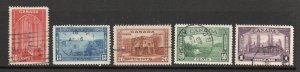 Canada - Unitrade# 241 - 245 Used     /      Lot 0824213