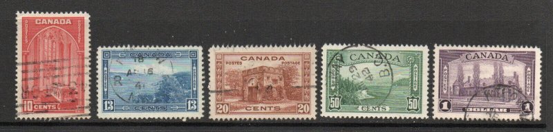 Canada - Unitrade# 241 - 245 Used     /      Lot 0824213