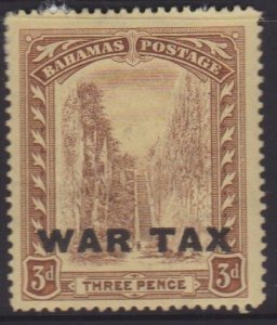 Bahamas Sc#MR9 MH - paper adhesion reverse