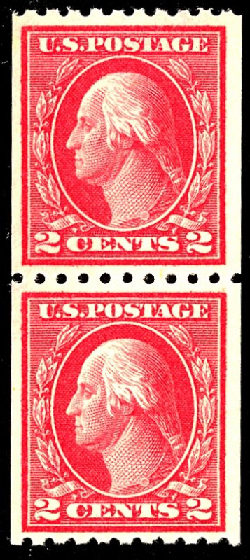 U.S. #442 MINT PAIR OG NH