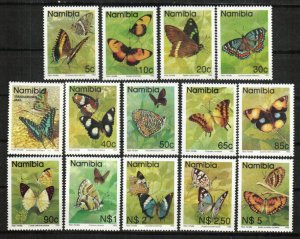 Namibia Stamp 742-754  - Butterflies