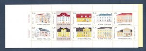 Finland   #672  MNH 1986  booklet manor houses