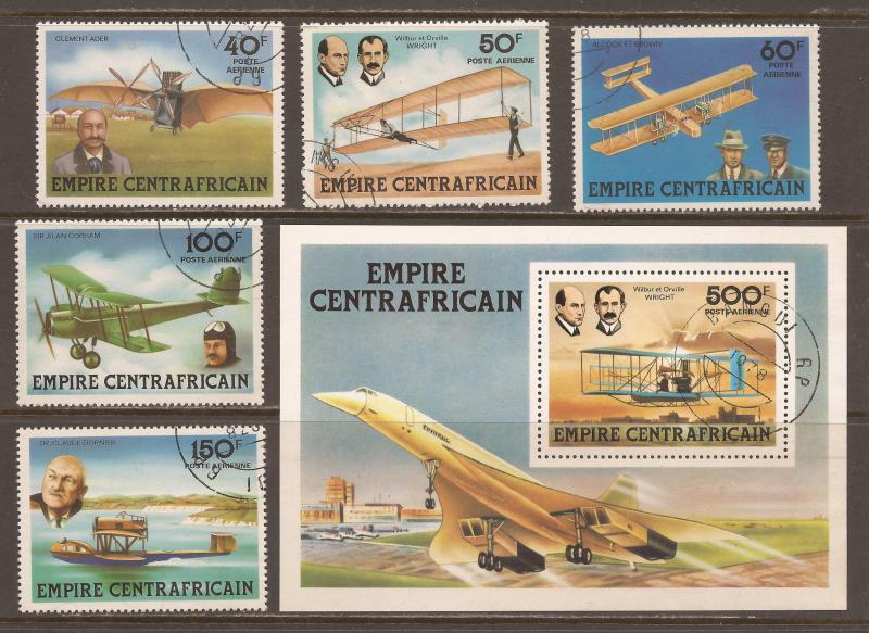 Central  African  Empire  # C 194 - 99   used  CTO        A