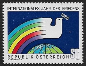 Austria - # 1335 - Intl. Peace Year - MNH