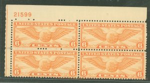 United States #C19 Mint (NH) Plate Block