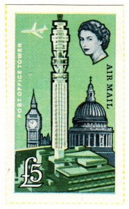 (I.B) Elizabeth II Cinderella : Airmail Essay £5 (Post Office Tower)