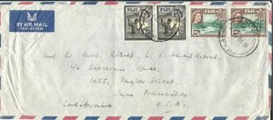 Suva, Fiji to San Francisco, Ca 1954 Airmail (48000)