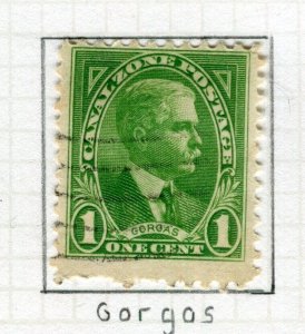 CANAL ZONE; 1928 early Presidential Series issue fine used 1c. value