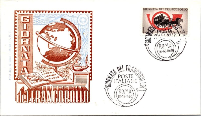 Vatican City 1960 FDC - Giornata del Francobollo - Rome - F31676