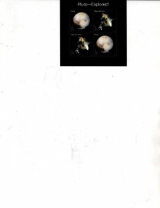 Pluto Explored Forever US Postage Sheet #5077-78 VF MNH