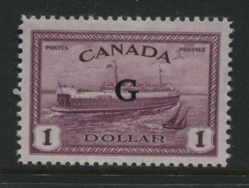 Canada 1946 $1  overprinted G mint o.g.