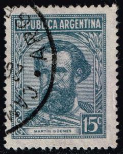 Argentina #492 Martin Guemes; Used (0.25)