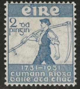 Ireland Scott 84 MH* 1931 Farmer stamp